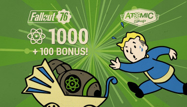 Fallout 76: 1000 (+100 Bonus) Atoms