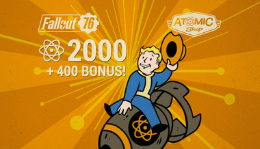 Fallout 76: 2000 (+400 Bonus) Atoms